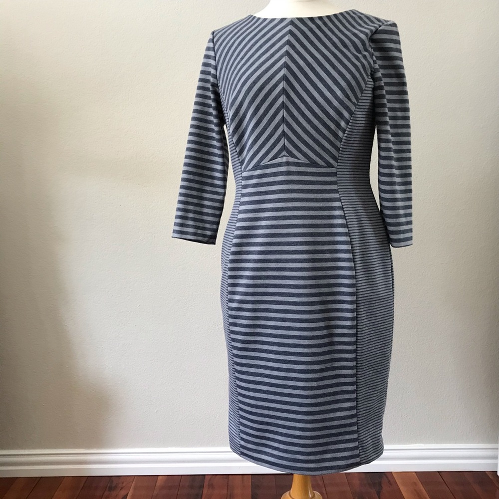 Antonio Melani striped long sleeve dress